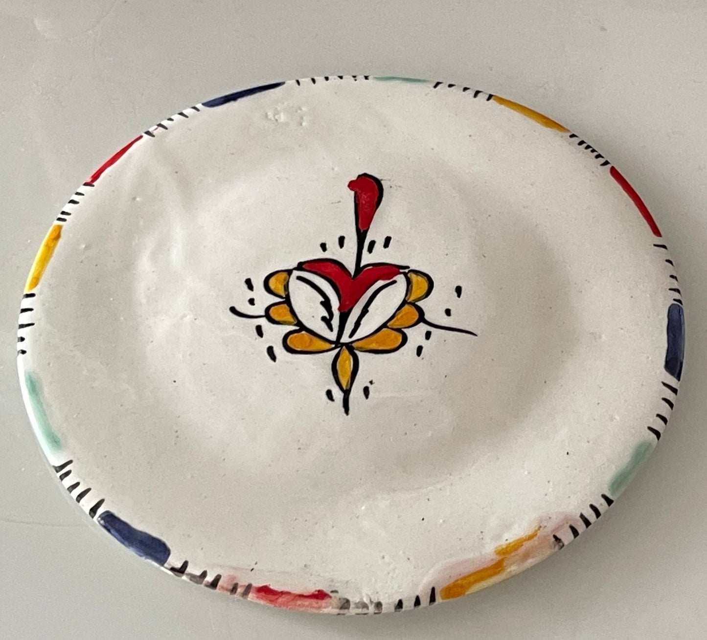 Colourful Cup & Saucer