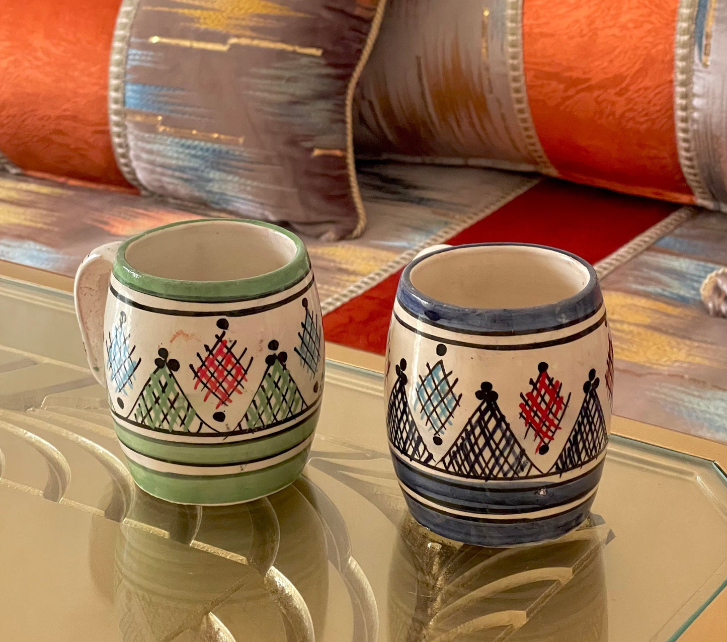 Colourful Handmade Moroccan Mug