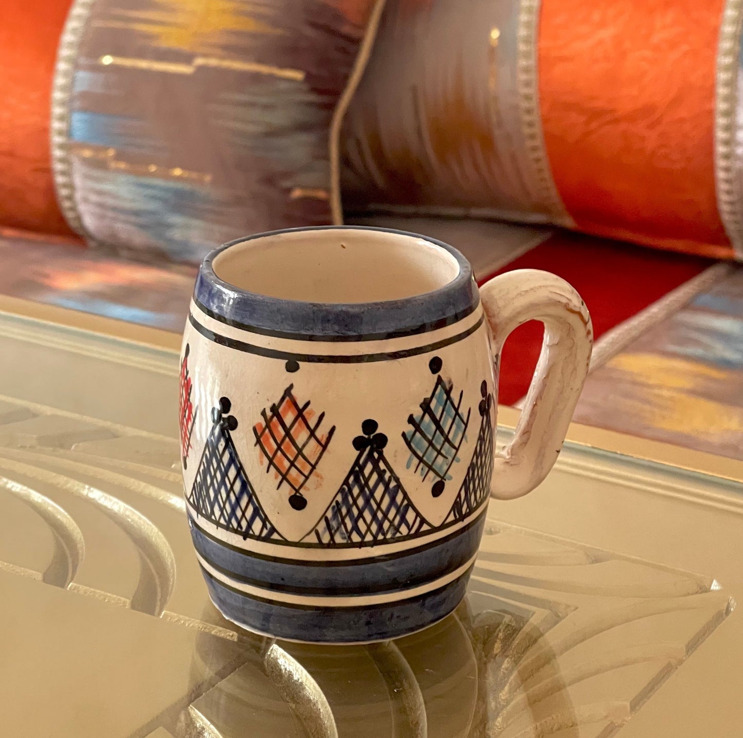 Colourful Handmade Moroccan Mug