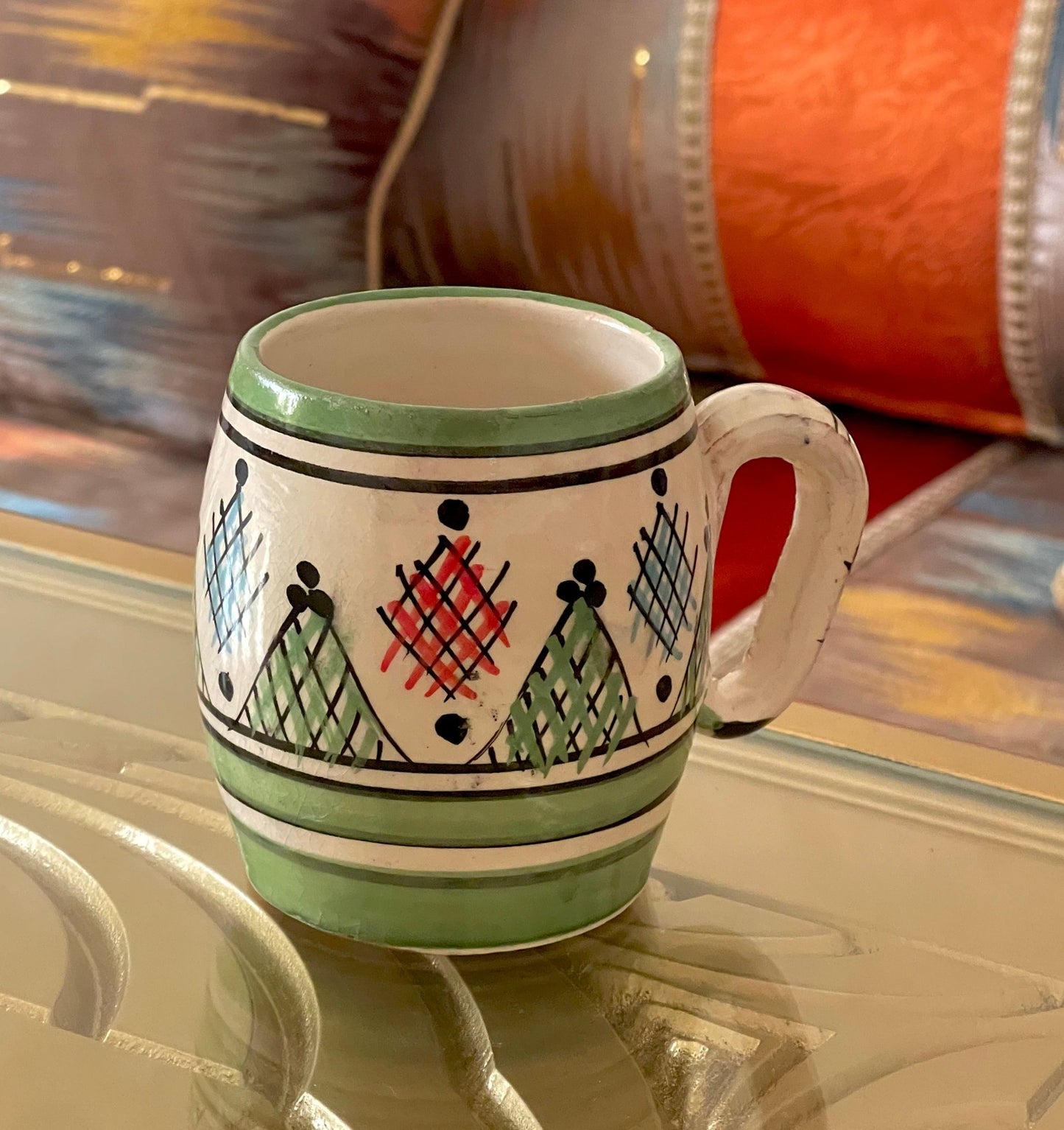 Colourful Handmade Moroccan Mug